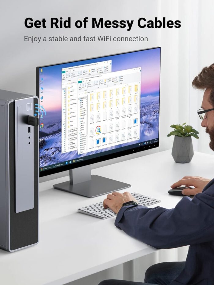 UGREEN AC650 Dual-Band USB Wifi Adapter - Image 4