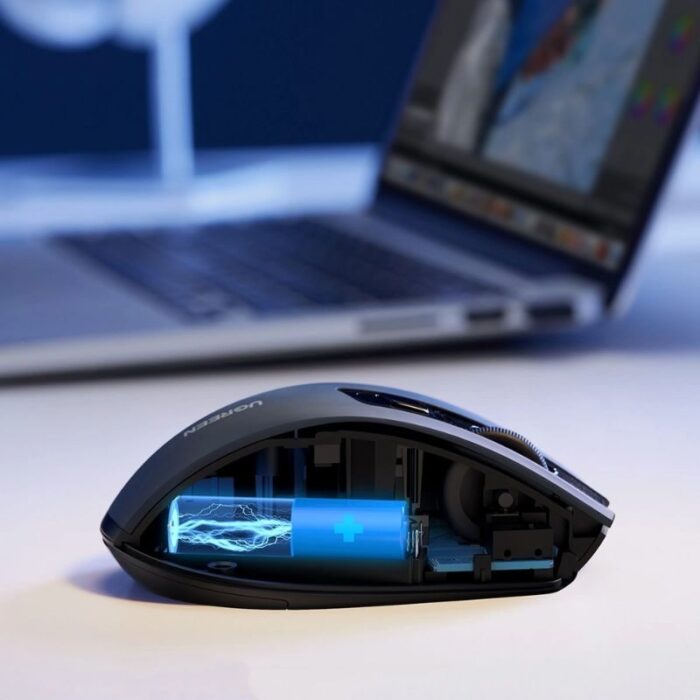 Ugreen 25752 Ergonomic Contoured-Shape Design Wireless + Bluetooth Mouse - Image 12