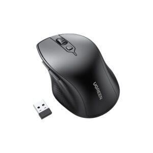 Ugreen Ergonomic Contoured-Shape Design Wireless + Bluetooth Mouse