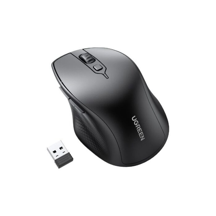 Ugreen Ergonomic Contoured-Shape Design Wireless + Bluetooth Mouse