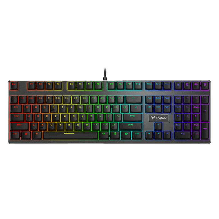 Rapoo V700 RGB Backlit Alloy Mechanical Gaming Keyboard - Image 3
