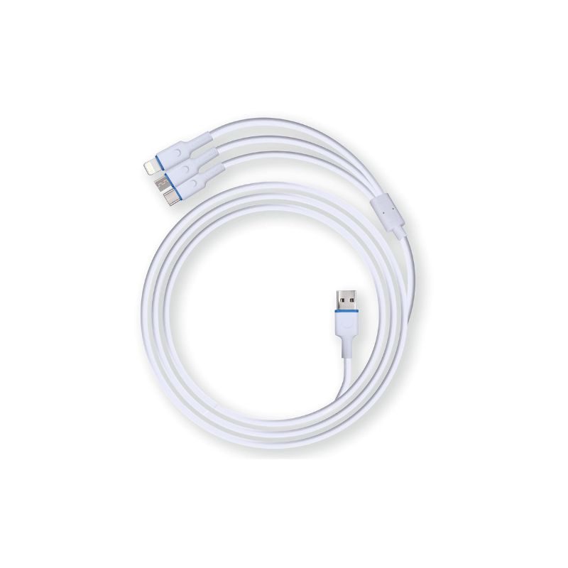 Zebronics 3 in 1 18W 3A (Max) Cable