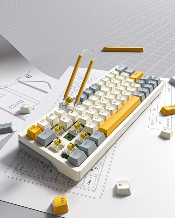 Zifriend ZA63 Pro RGB Mechanical Keyboard - Image 8