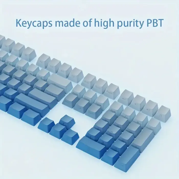 Ajazz AKH136 Side-Engraved PBT Gradient Keycaps - Image 2
