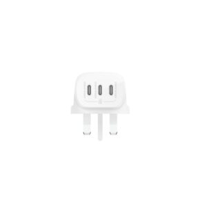 Belkin Charger - BoostCharge Pro 3 Port USB-C + 1 USB A GaN Wall 140W (WCH014zbWH)