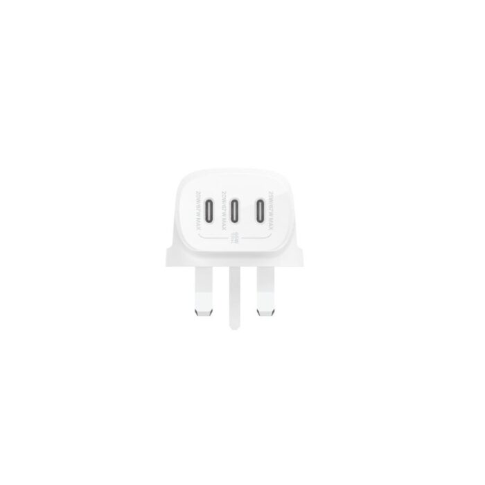 Belkin Charger - BoostCharge Pro 3 Port USB-C + 1 USB A GaN Wall 140W (WCH014zbWH)