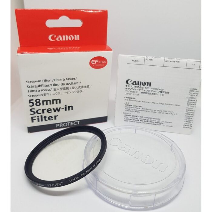 Canon 58mm Lens Filter