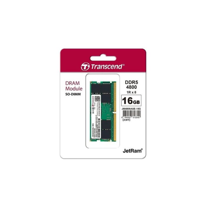 Transcend JM4800ASE-16G Laptop Memory -16GB - Image 2