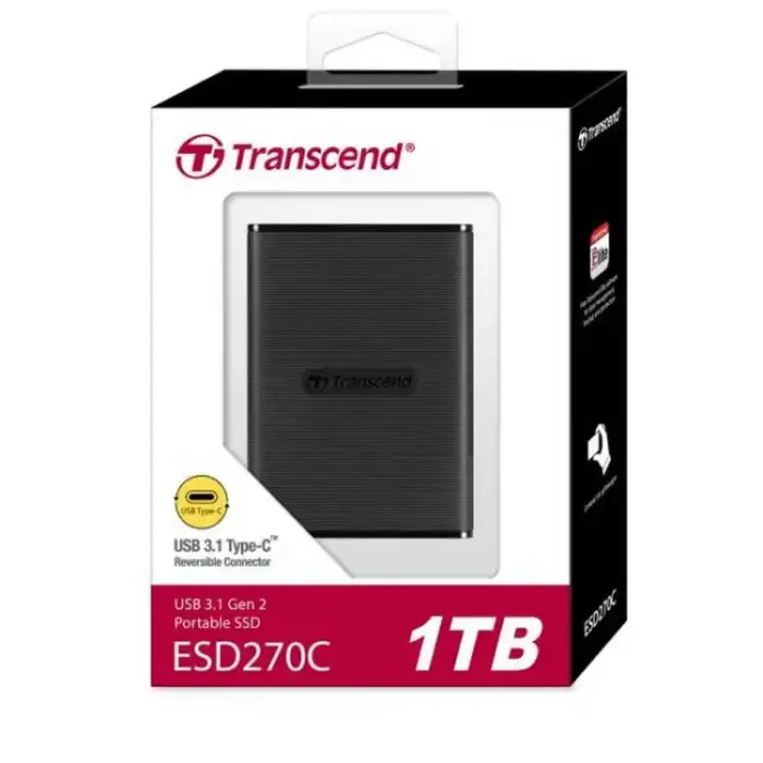 Transcend TS1TESD270C 1TB USB 3.1 Gen 2 USB Type-C - Image 2