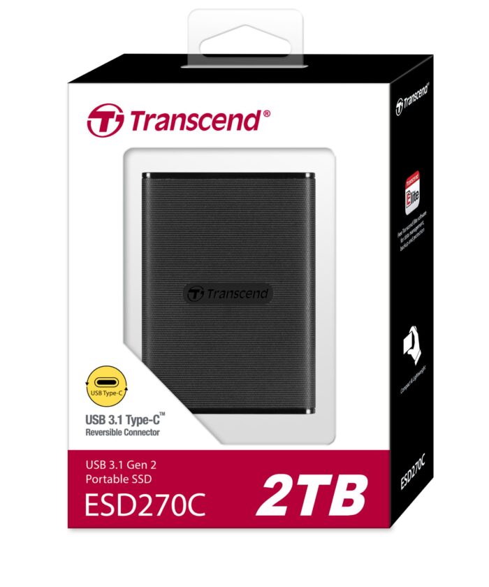 Transcend SSD ESD270C Portable 2TB, USB 3.1, Type-C - Image 2
