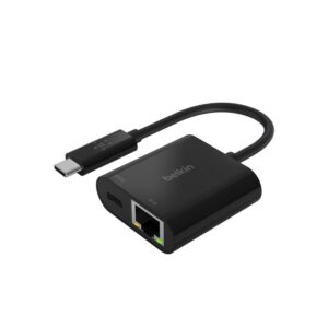 Belkin Adapter - USB-C to ETHERNET + Charge Adapter 60W (INC001btBK)
