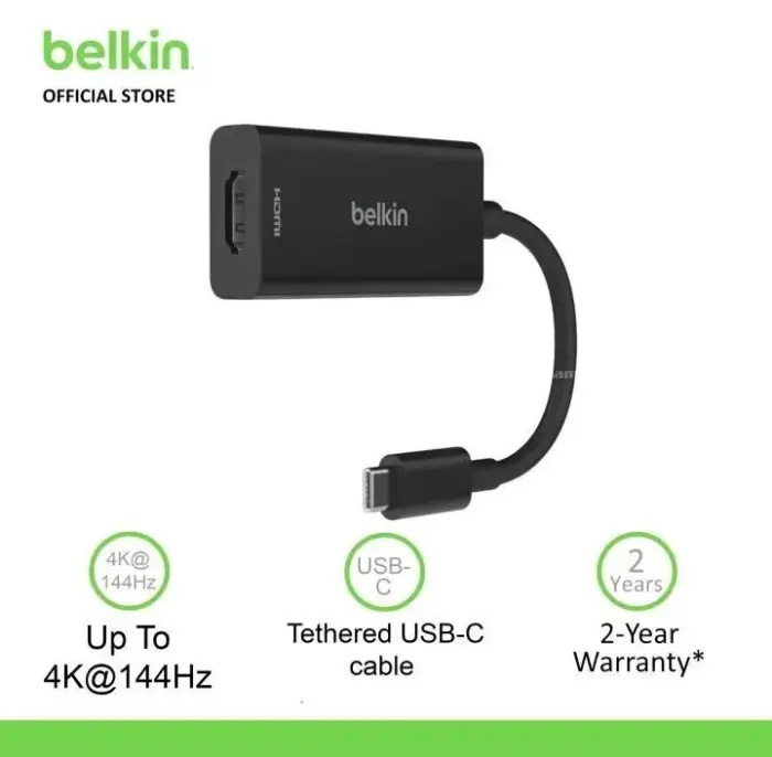 Belkin Adapter - USB-C to HDMI 2.1 8K (AVC013btBK) - Image 2