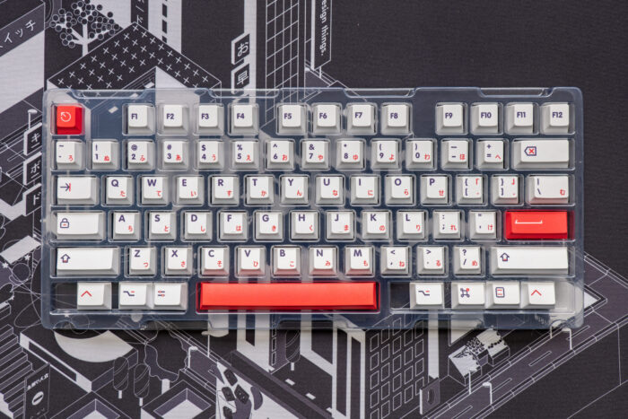 Red Line Keycaps- Cherry Profile PBT Dye Sublimation Keycaps (131 Keys) - Image 2
