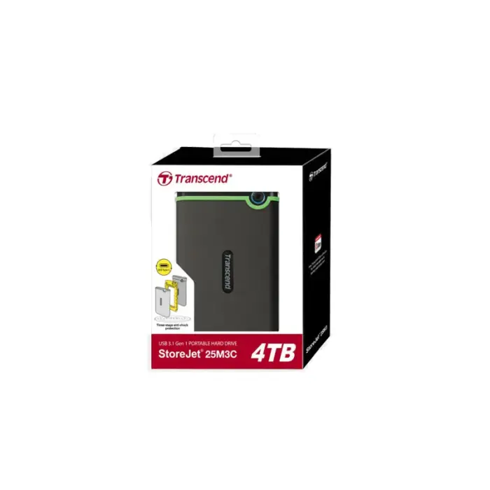 Transcend TS4TSJ25M3C 4TB USB 3.1 Hard Drive - Image 2