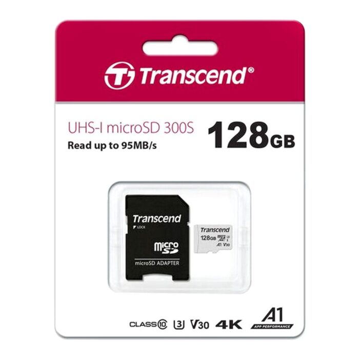 Transcend 128 GB MicroSD - TS128GUSD300S-A - Image 2