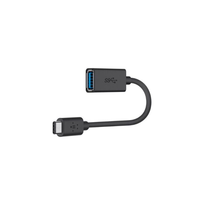 Belkin Adapter - 3.0 USB-C to USB-A 5Gbps 1.5A - BLK (F2CU036btBLK)