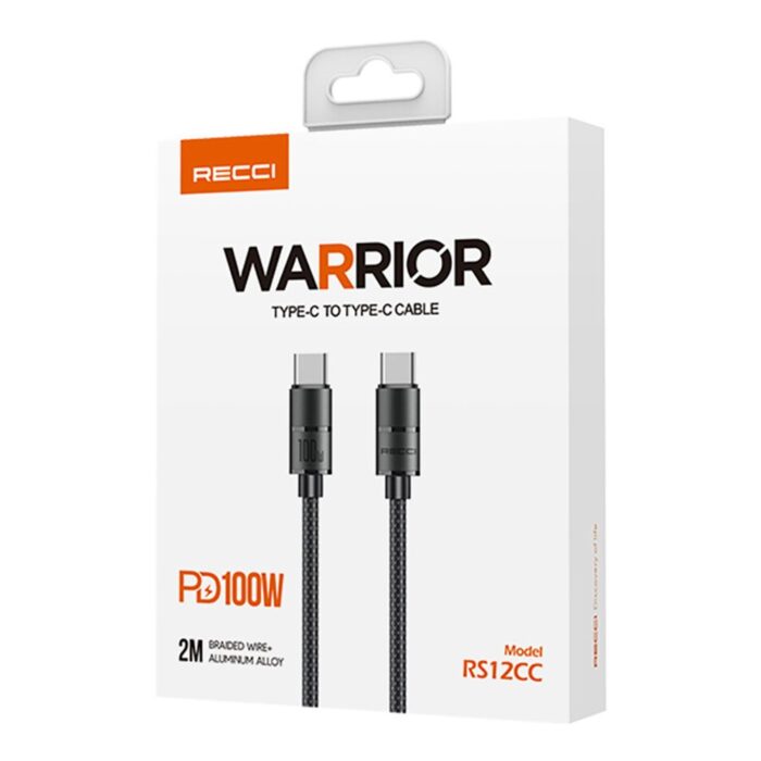 Recci RS12CC Fast Charging Type-C To Type-C Pd Cable - Image 3