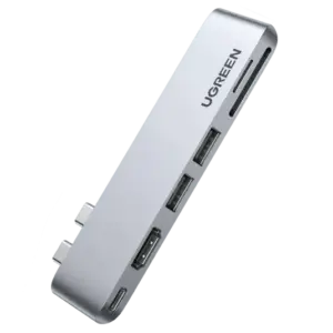 Ugreen Dual USB-C To HDMI+2*USB 3.0  A+TF/SD+USB-C Female Converter