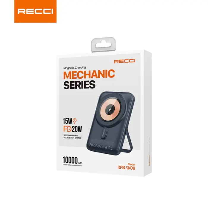 Recci RPB-W08 Magnetic Wireless PowerBank - Image 2