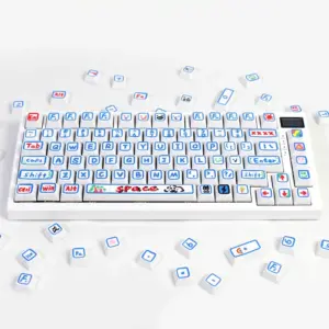 Block Graffiti Keycaps – XDA Profile PBT Dye Sublimation Keycaps (127 Keys)