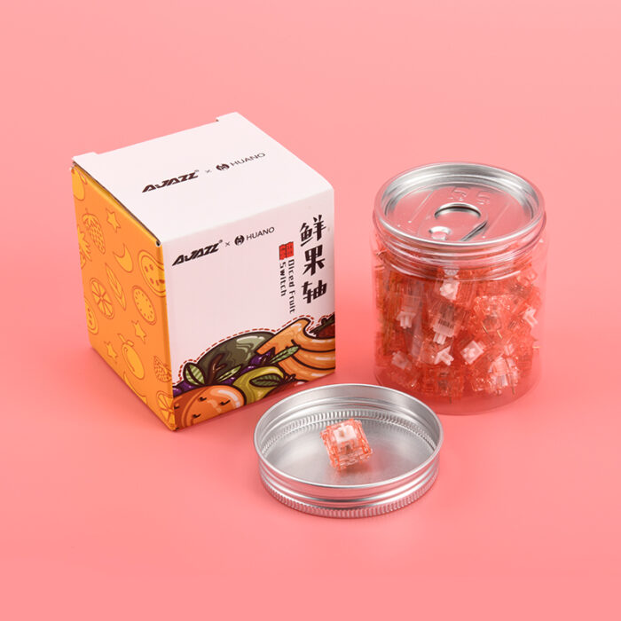 AJAZZ DICED FRUIT SWITCHES – BANANA/PEACH/KIWI (Lubed)