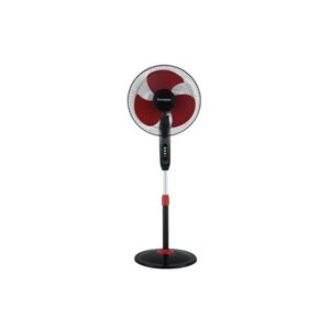 Crompton Gale Classic 16" Stand Fan Black_Red