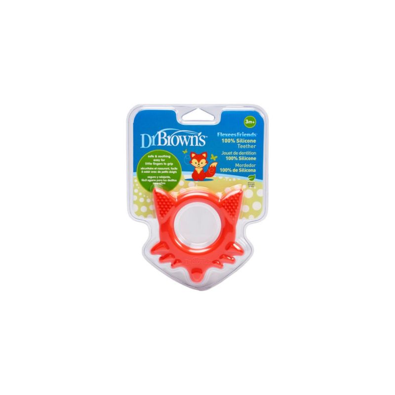 Flexees Friends Fox Teether - Red