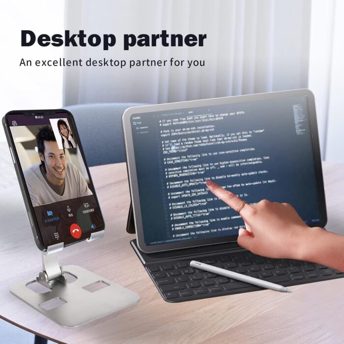 Metallic Foldable Mobile Phone Stand - Image 4
