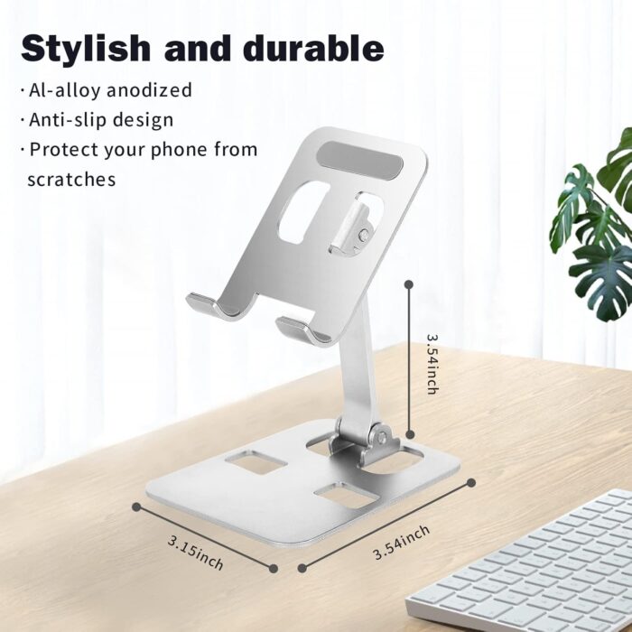 Metallic Foldable Mobile Phone Stand - Image 6