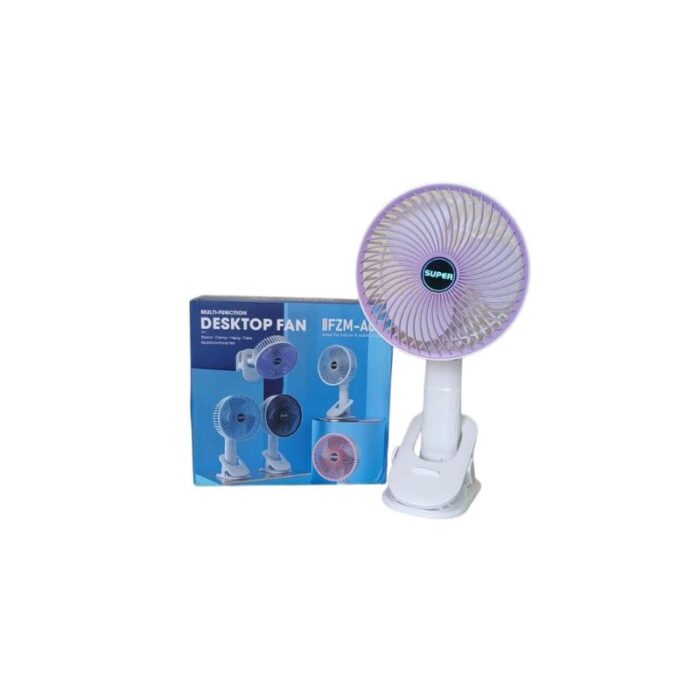 Portable Folding Desktop Fan with USB Charging - Image 2