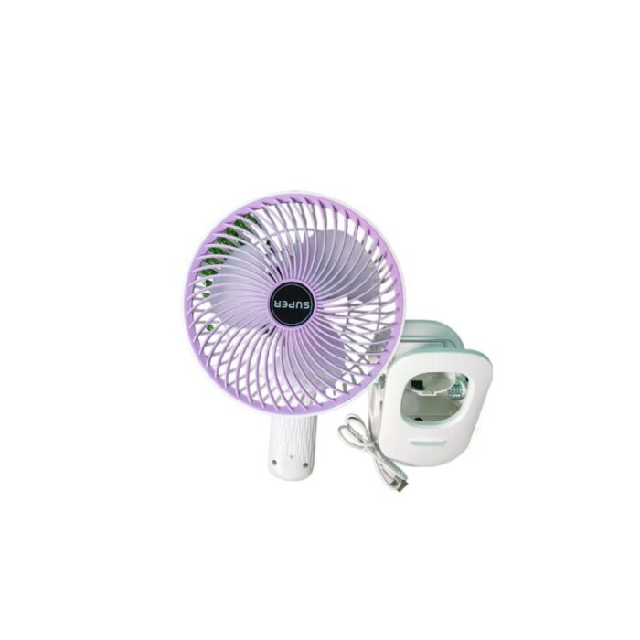 Portable Folding Desktop Fan with USB Charging - Image 3