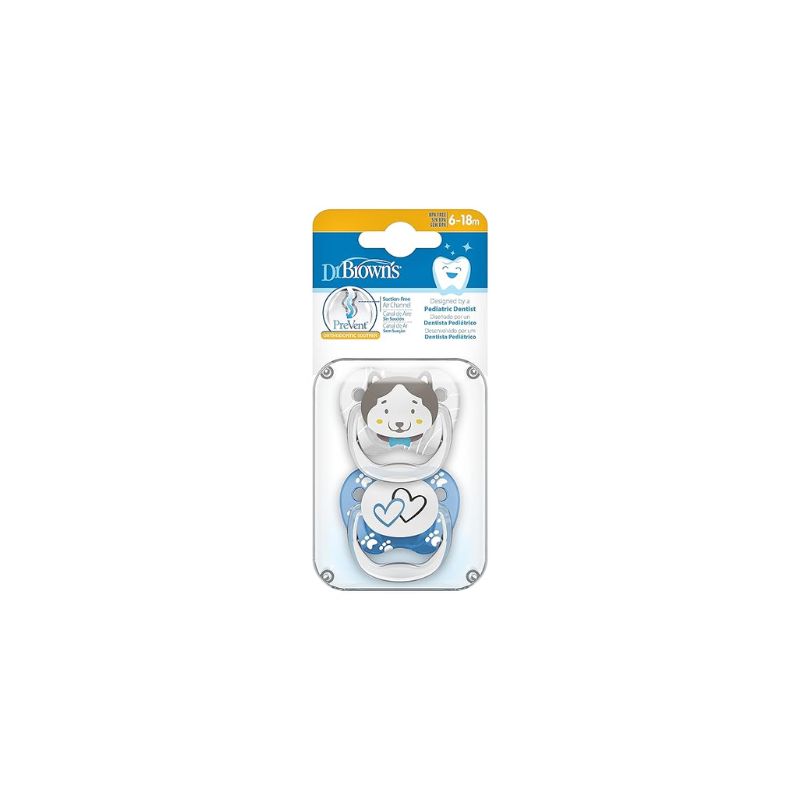 PreVent Printed Shield Soother - Stage 2, Blue
