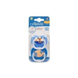 Prevent Butterfly Pacifier Stage 2 Blue 2-Pack