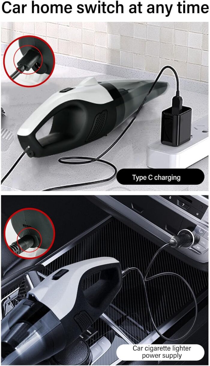 Cordless Wet & Dry Vacuum Cleaner - Dual Use for Car & Home - Image 8