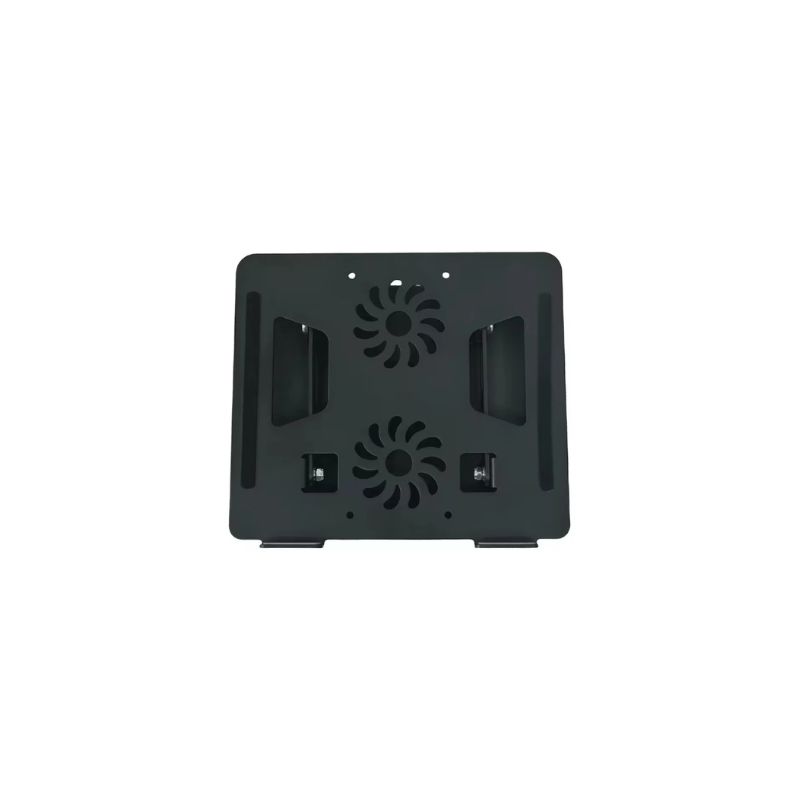 YL-906 Aluminum Laptop Stand with 360° Rotating Base & Dual Cooling Fans - Image 3