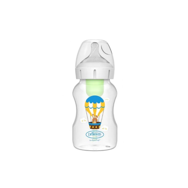 330mL Wide-Neck Bottle Squirrel Pilot L2 Nipple(1-Pack)