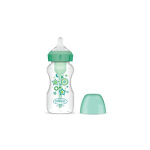 9oz Options+ Wide-Neck Bottle(Green Stars)