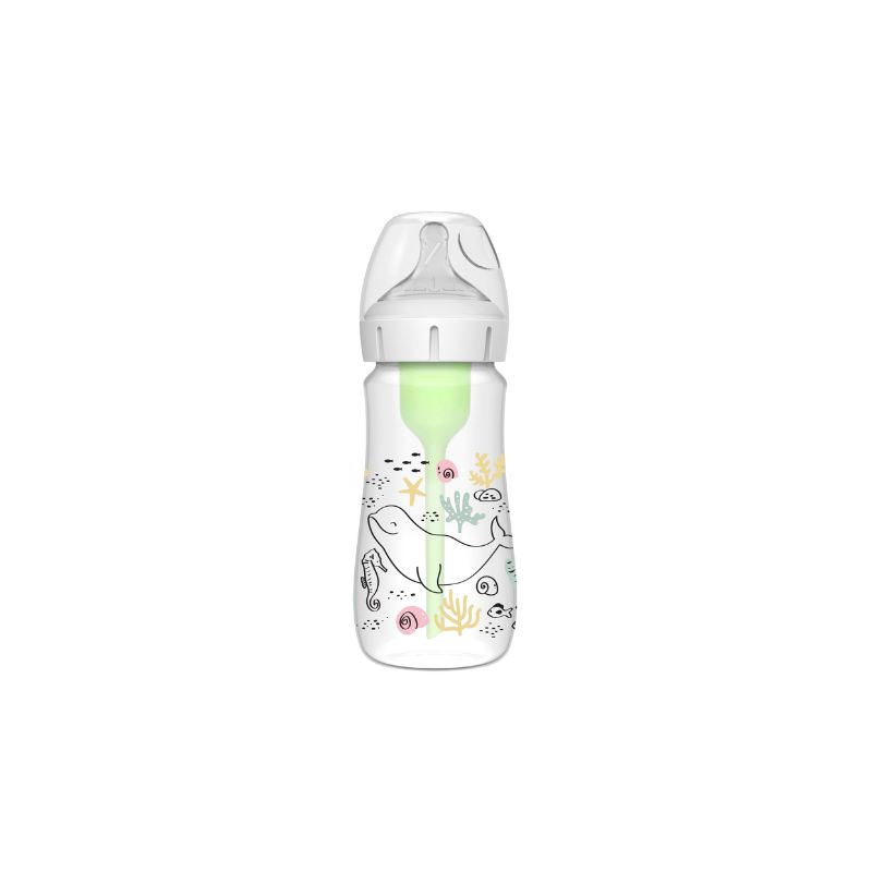 9oz270mL Options+ Wide-Neck Designer Bottle(1-Pack) Whale