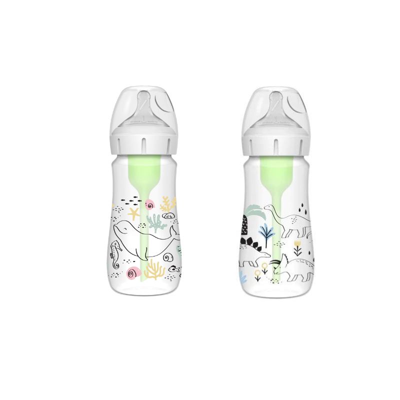 9oz270mL Options+ Wide-Neck Designer Bottle(1-Pack)