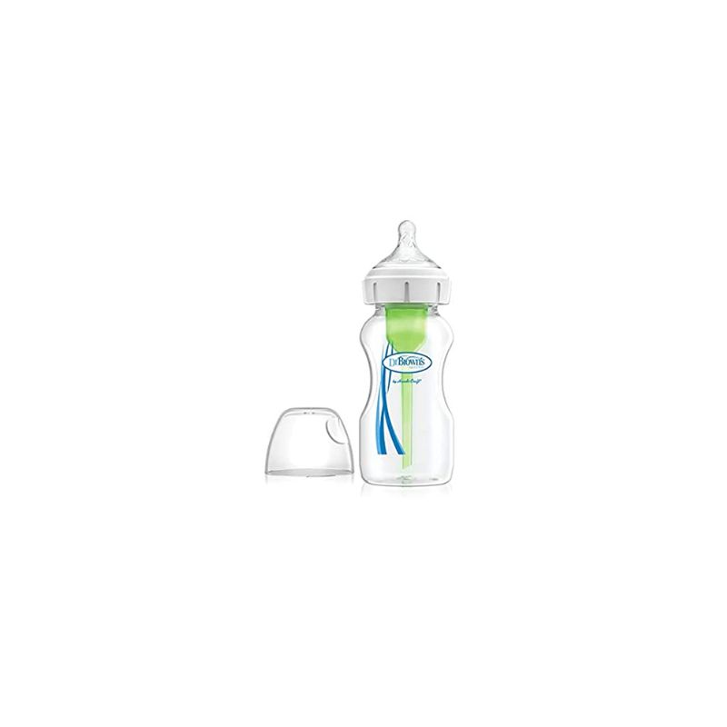 9oz270mL PP Wide-Neck Anti-Colic Options+ Baby Bottle(1-Pack)