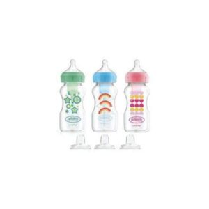 9oz270ml Options+ Wide-Neck Deco Bottle w Sippy Spout
