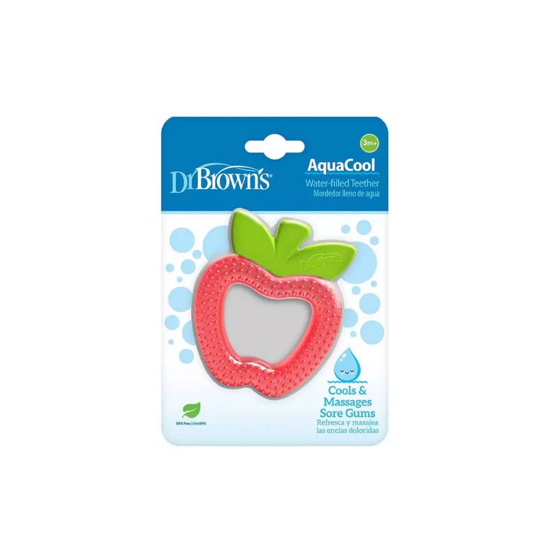 AquaCool Water-Filled Teether, Apple, 1-Pack
