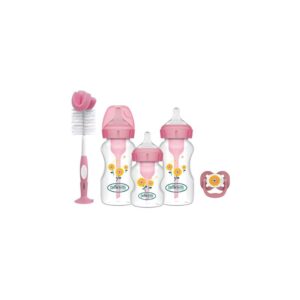 PP Wide-Neck Anti-Colic Options + Baby bottle Gift Set Pink