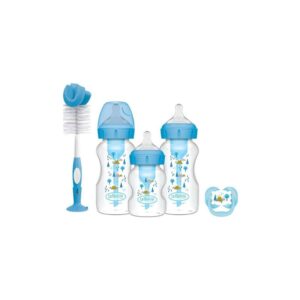 PP Wide-Neck Anti-Colic Options + Baby bottle Gift Set blue