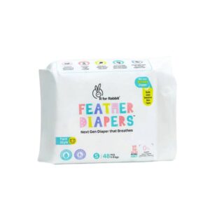 R for Rabbit Feather Pant Style Diaper S-Size(48 Pack)