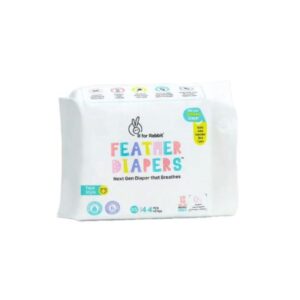 R for Rabbit Feather Tape Style Diapers – XS(44 Pack)