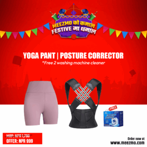 Yoga Pant+Posture Corrector(Free 2 Washing Machine Cleaner Tablets)
