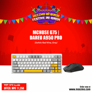 Combo of MCHOSE G75 and DAREU A950 Pro