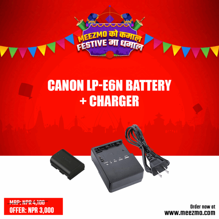 Canon LP-E6N Battery + Charger Combo
